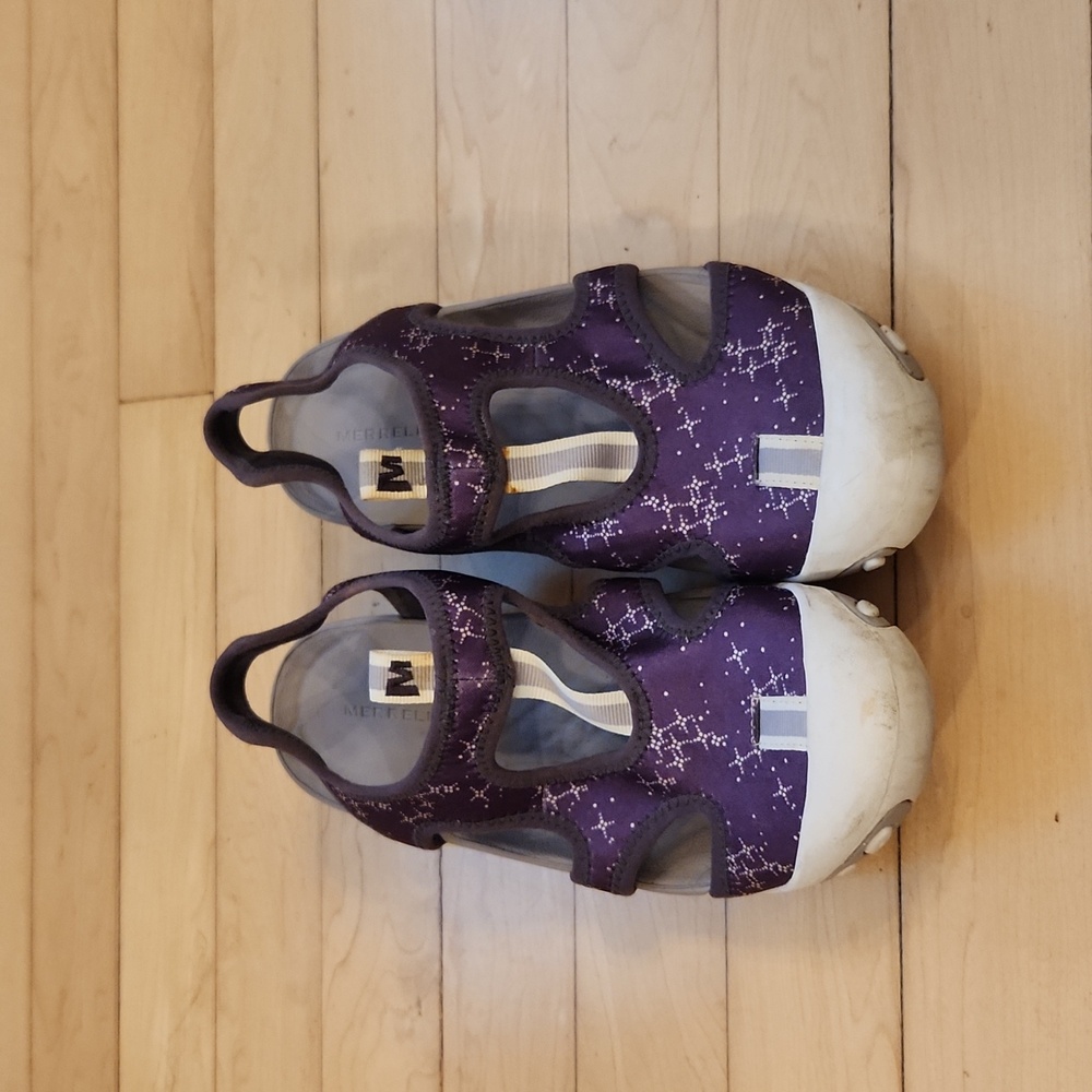 Merrell Sol Dark Purple Closed Toe Slingback Slip On Sport Sandal Size 7